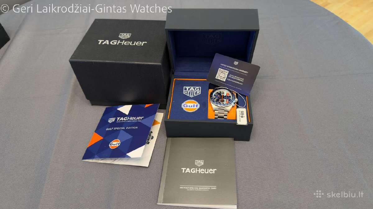 Tag Heuer Formula 1 Gulf Edition - nuotraukos Nr. 27