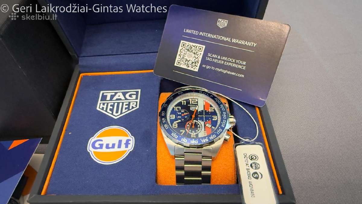 Tag Heuer Formula 1 Gulf Edition - nuotraukos Nr. 28