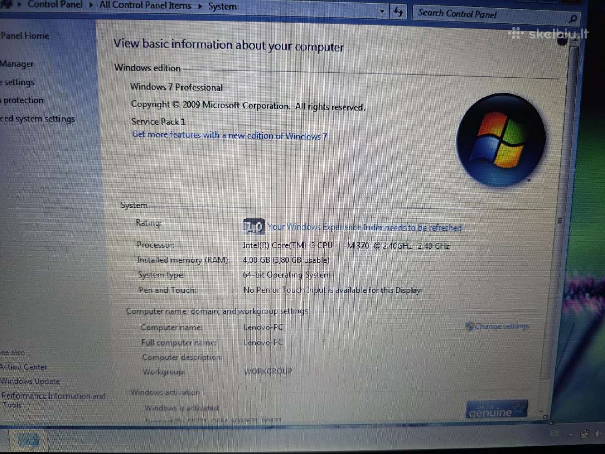 Asus B53f - nuotraukos Nr. 4