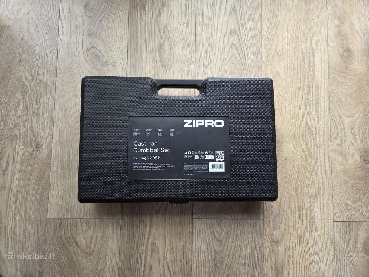 Surenkami hanteliai Zipro 2 x 10 kg =20 kg su dėže - nuotraukos Nr. 2