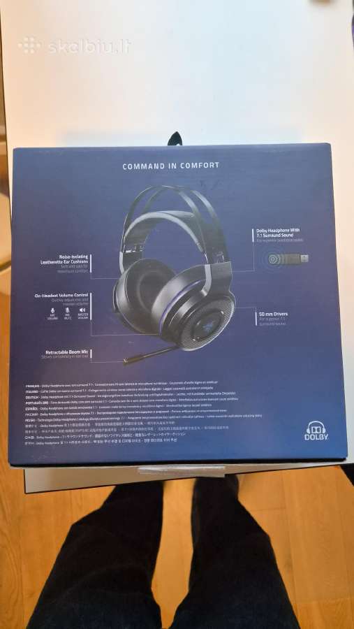 Razer thresher 7.1 wireless suround gaming headset - nuotraukos Nr. 2