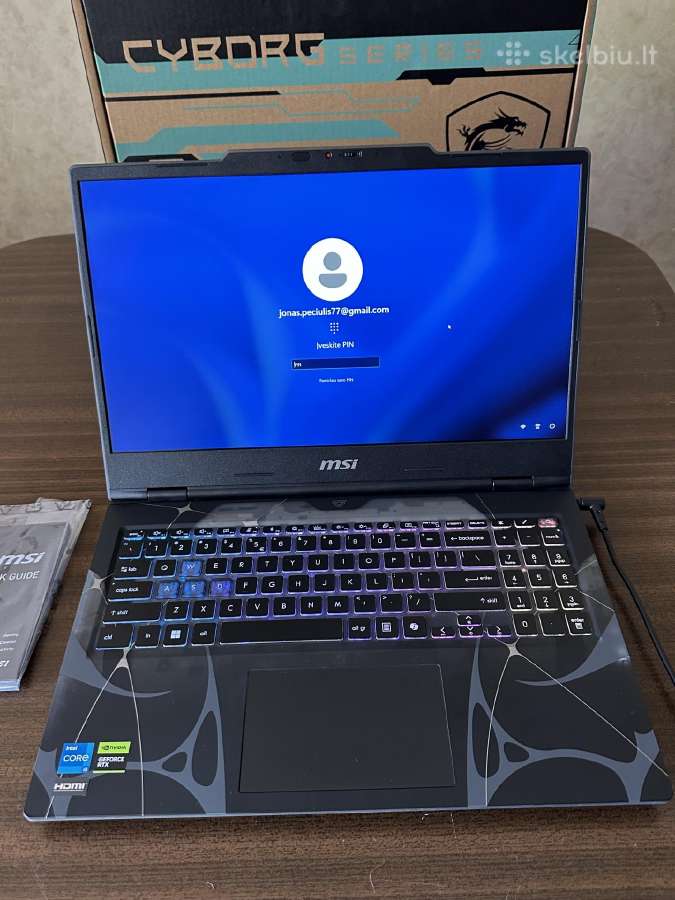 Msi Rtx 5050 Intel core i5-13420h - nuotraukos Nr. 2