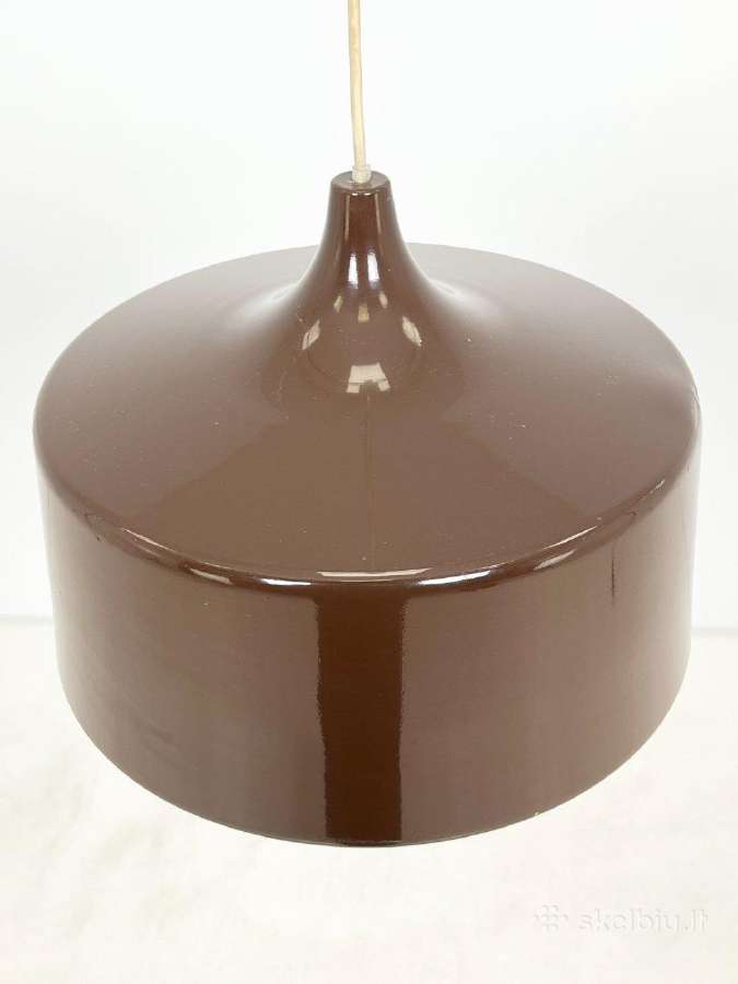 Vintažinis, metalinis, pakabinamas šviestuvas - nuotraukos Nr. 5