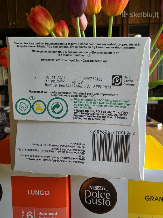 Vokiškos dolce gusto kapsulės - nuotraukos Nr. 2