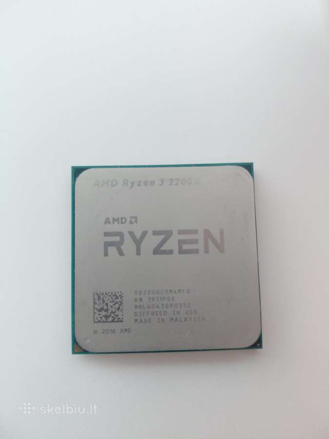 Amd Ryzen 3 2200g - nuotraukos Nr. 2