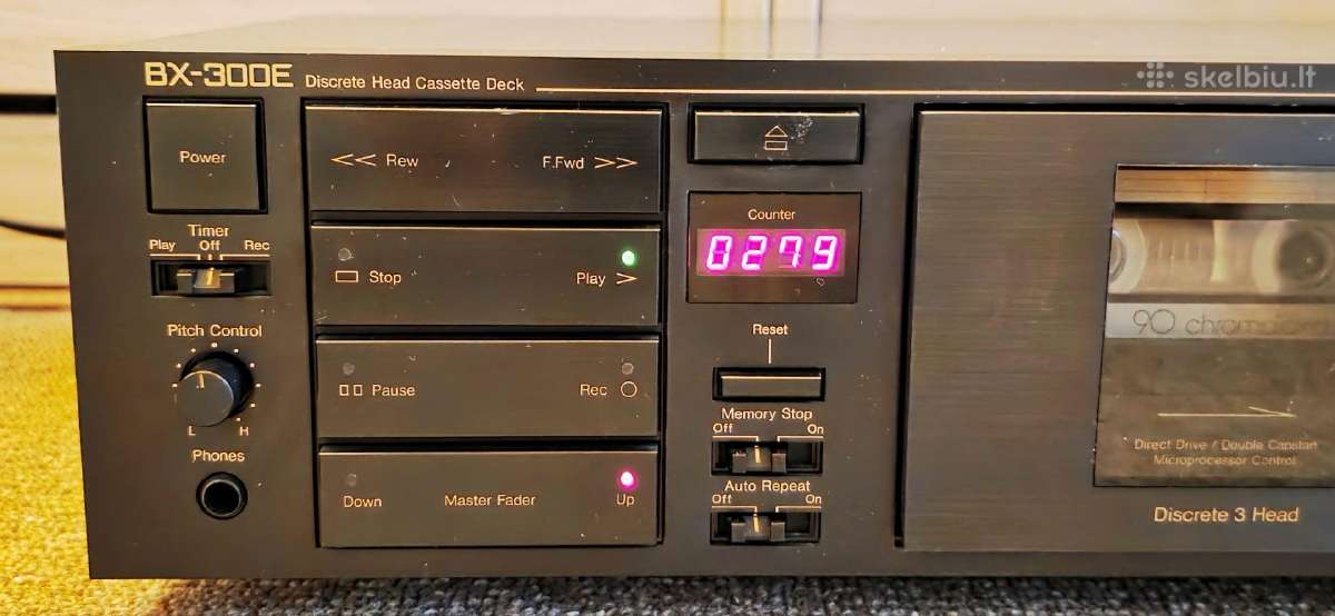 Nakamichi Bx-300 kasetinė deka , Made in Japan - nuotraukos Nr. 3
