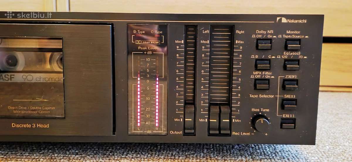 Nakamichi Bx-300 kasetinė deka , Made in Japan - nuotraukos Nr. 4