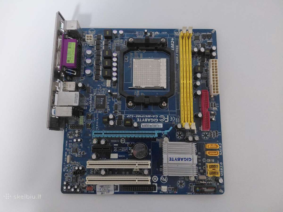 Gigabyte Ga-m61pme-s2p - nuotraukos Nr. 4