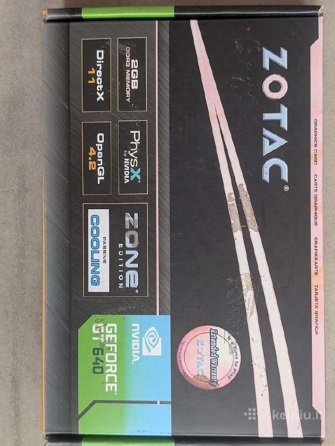 Gefore Gtx1050, Ryzen5 1600 Corsair Ddr4 8gb Gt640 - nuotraukos Nr. 10
