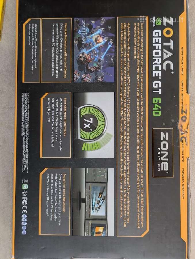 Gefore Gtx1050, Ryzen5 1600 Corsair Ddr4 8gb Gt640 - nuotraukos Nr. 11