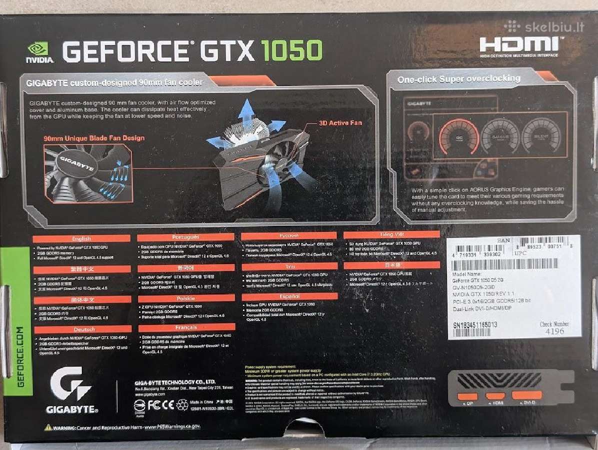 Gefore Gtx1050, Ryzen5 1600 Corsair Ddr4 8gb Gt640 - nuotraukos Nr. 2
