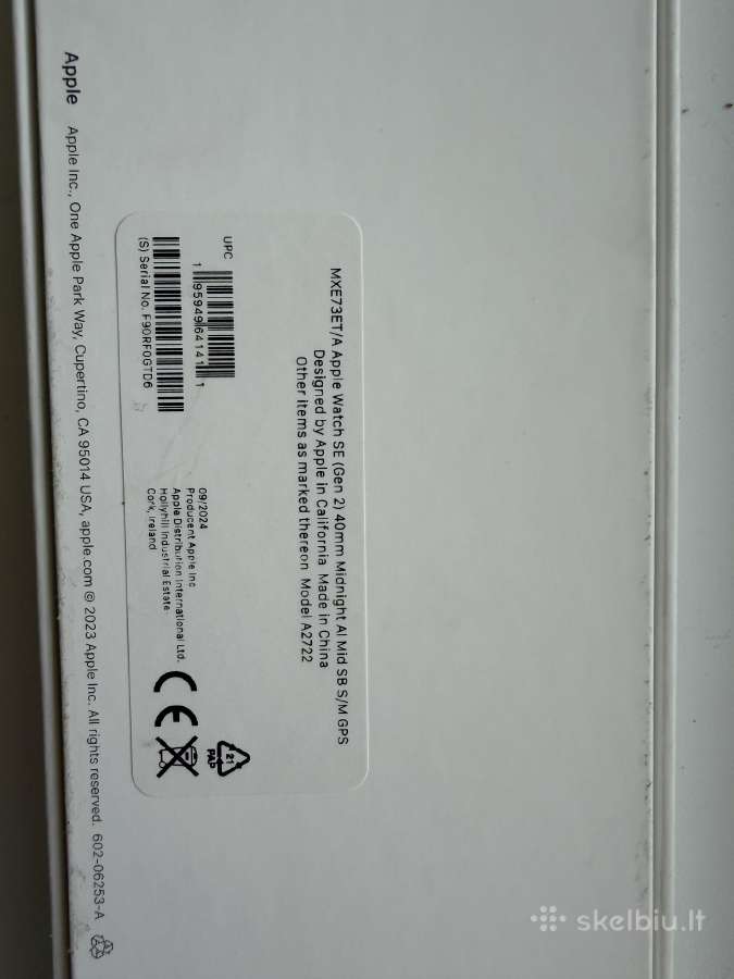 Apple Watch Se (2nd Generation) - nuotraukos Nr. 2