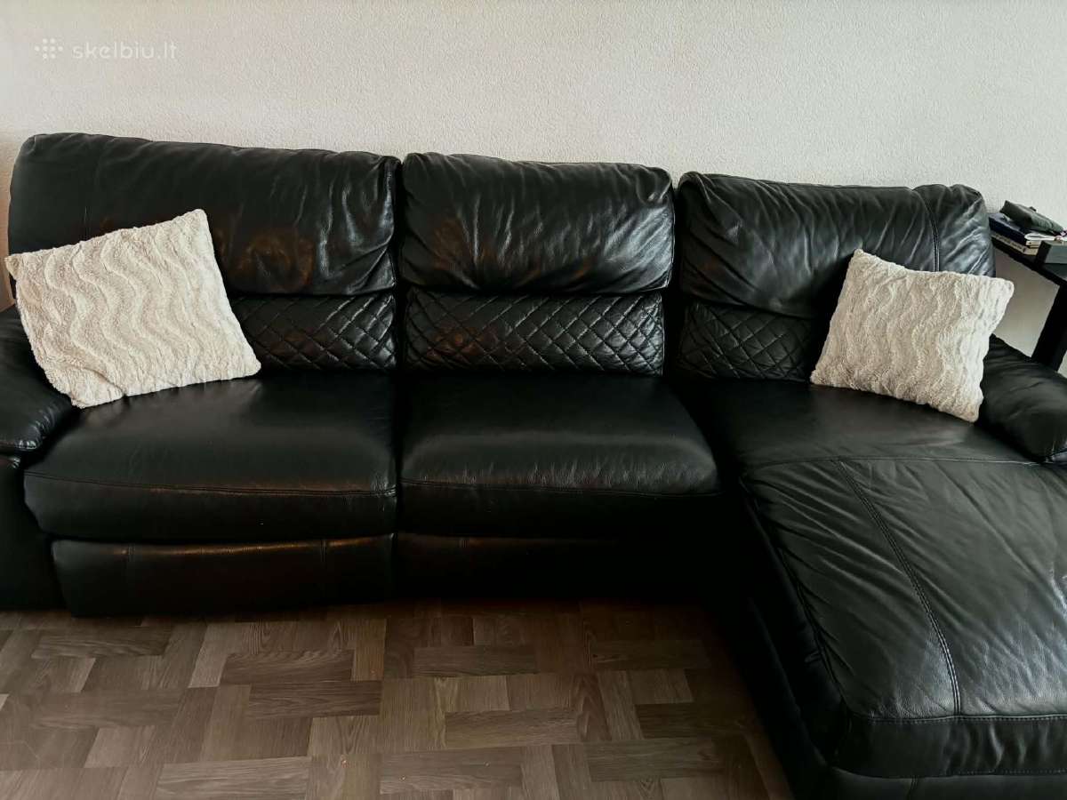 Odinė sofa - nuotraukos Nr. 2