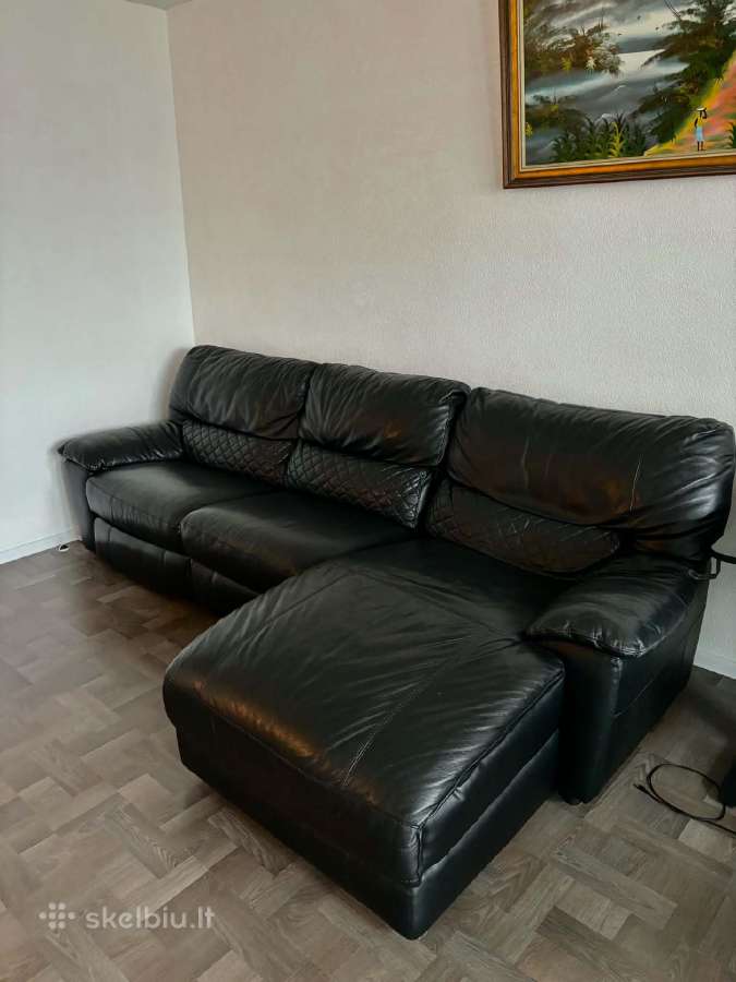 Odinė sofa - nuotraukos Nr. 3