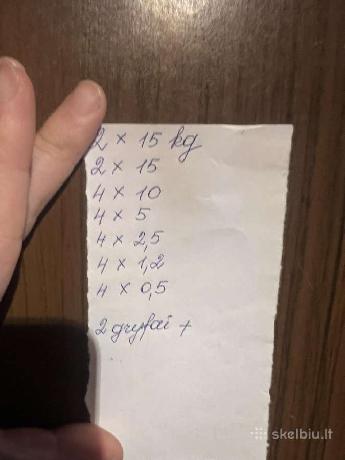 Blynai, štangos, grifai, laikikliai, komplektas - nuotraukos Nr. 4