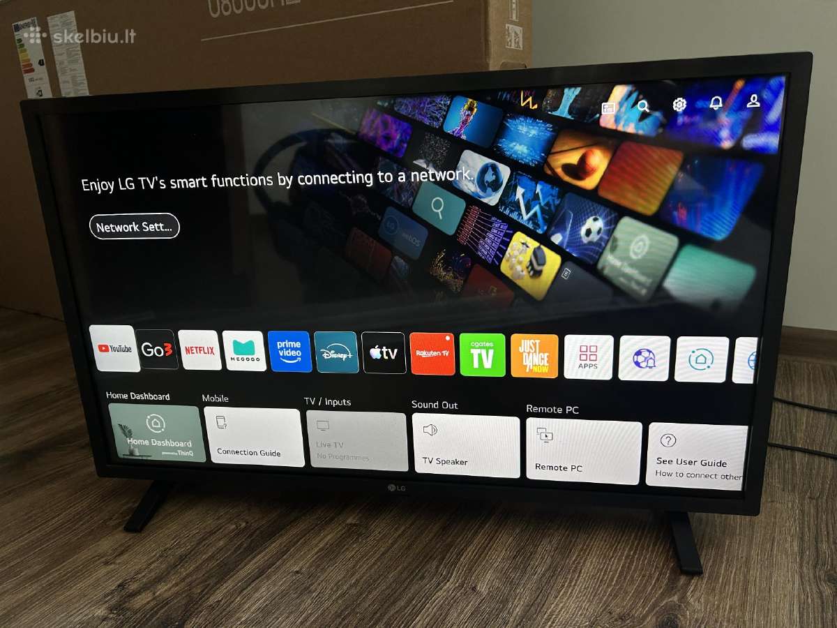 LG smart TV 32lq63 - nuotraukos Nr. 3