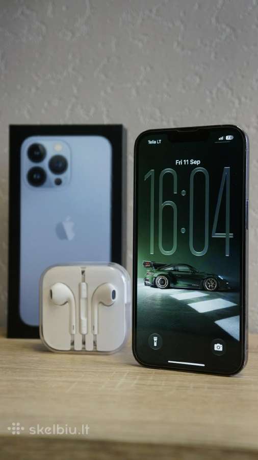 iPhone 13 pro 128 GB Sierra blue - nuotraukos Nr. 3