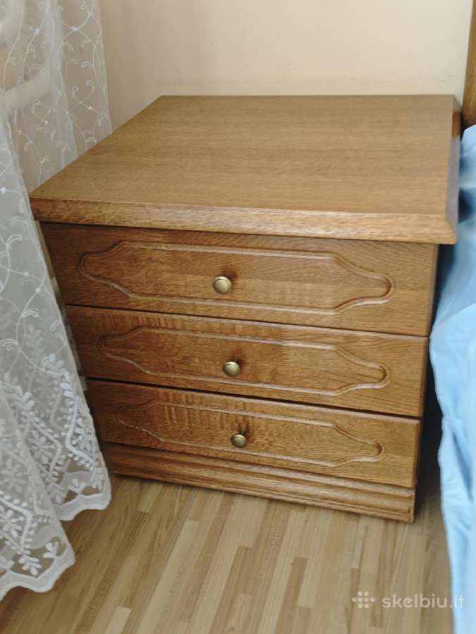 Medinis miegamojo baldų komplektas - nuotraukos Nr. 7