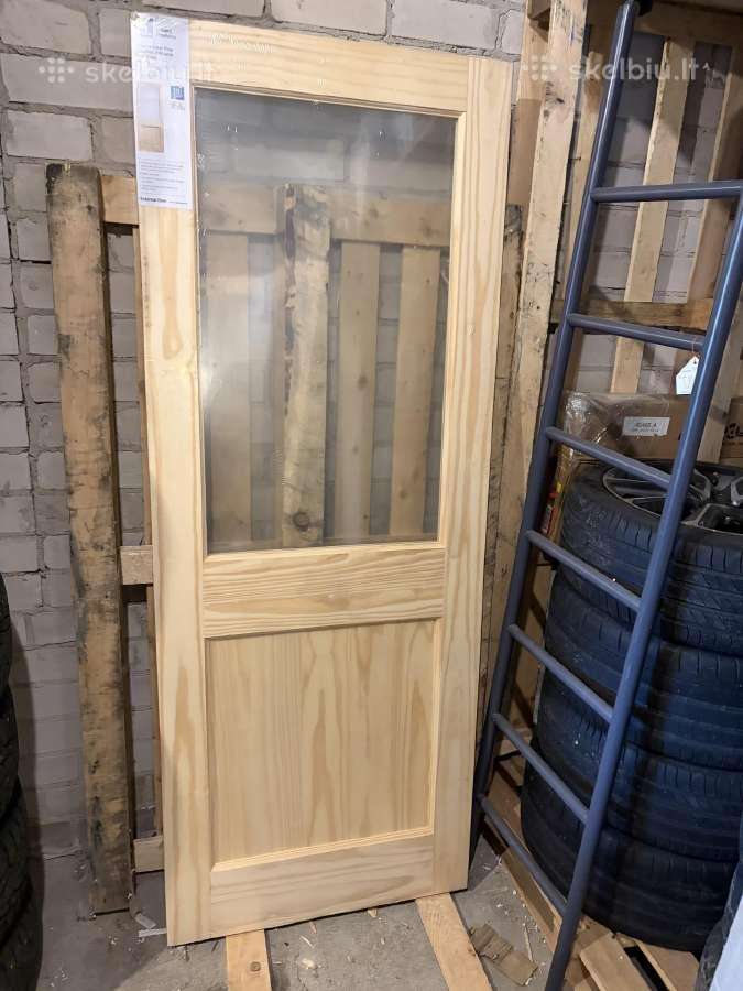 Naujos medinės durys – XL Joinery, 6 varčios, su s - nuotraukos Nr. 3