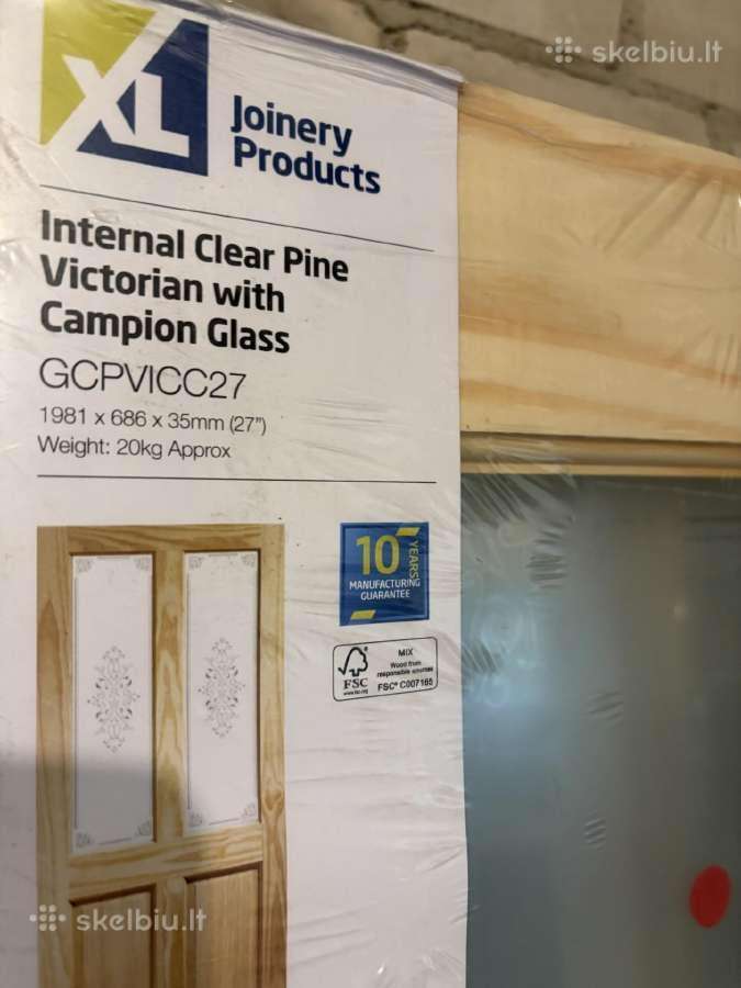 Naujos medinės durys – XL Joinery, 6 varčios, su s - nuotraukos Nr. 6