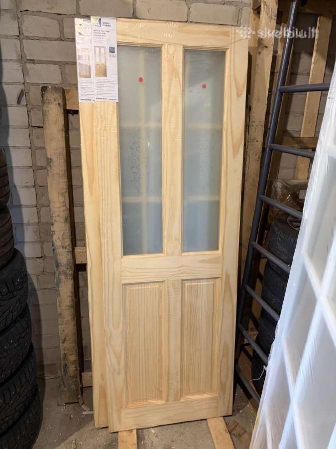 Naujos medinės durys – XL Joinery, 6 varčios, su s - nuotraukos Nr. 5