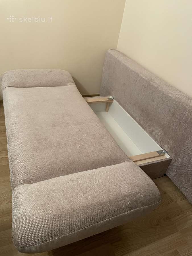 Sofa-lova su patalynės dėže - nuotraukos Nr. 2