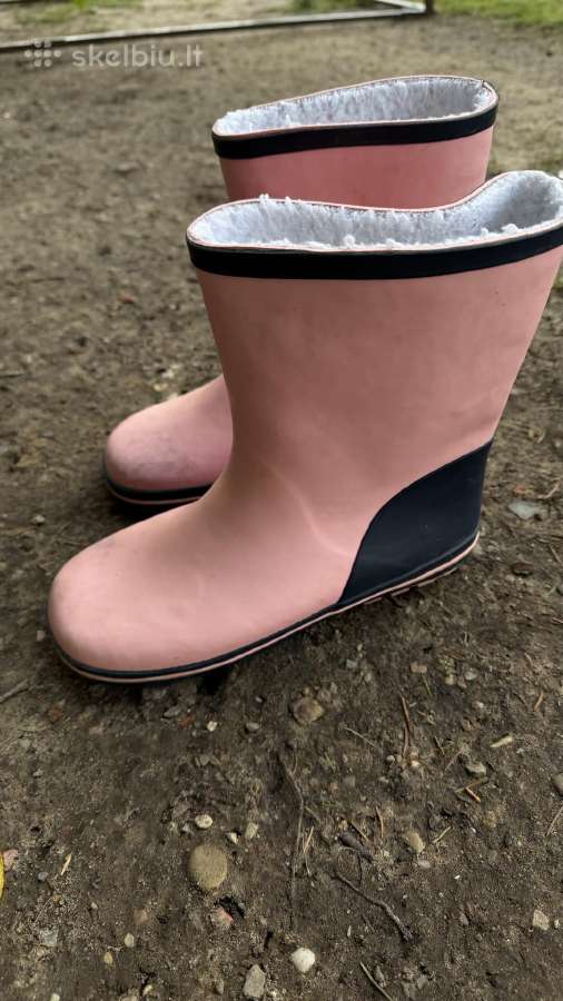 Guminiai batai su pašiltinimu mergaitei, 35 dydis - nuotraukos Nr. 2