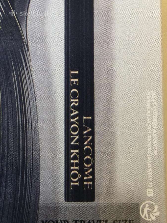 Lancome naujas juodas akių pieštukas - nuotraukos Nr. 7