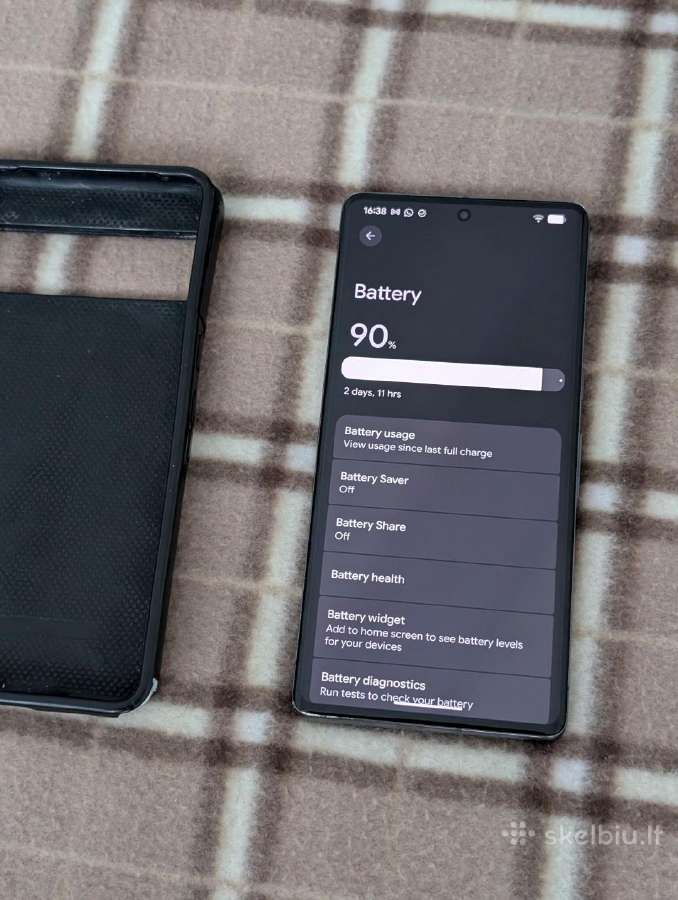 Pilkas Google pixel 7 Pro - 128 GB - nuotraukos Nr. 2