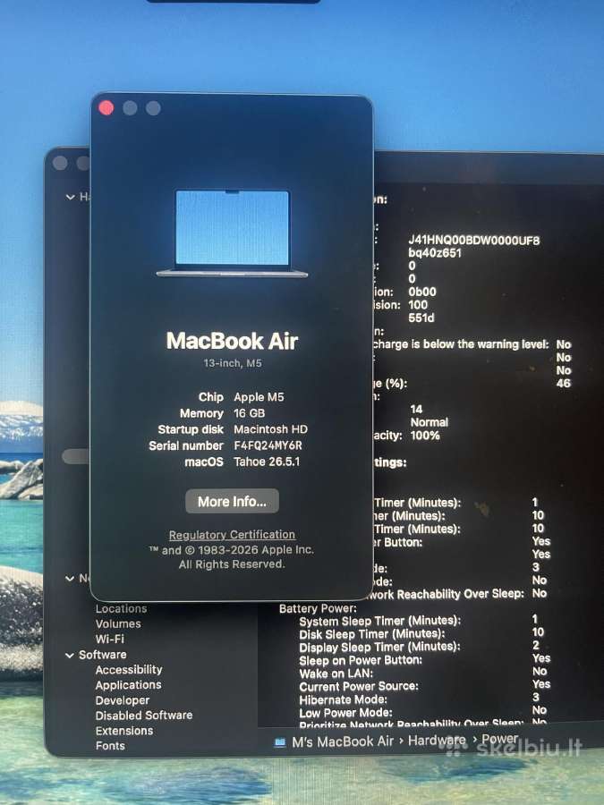 Apple MacBook Air 13 M5 512gb - nuotraukos Nr. 7