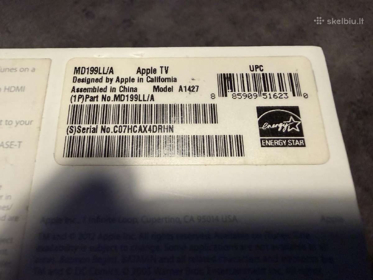 Dovanoju Apple TV (1st generation) - nuotraukos Nr. 3