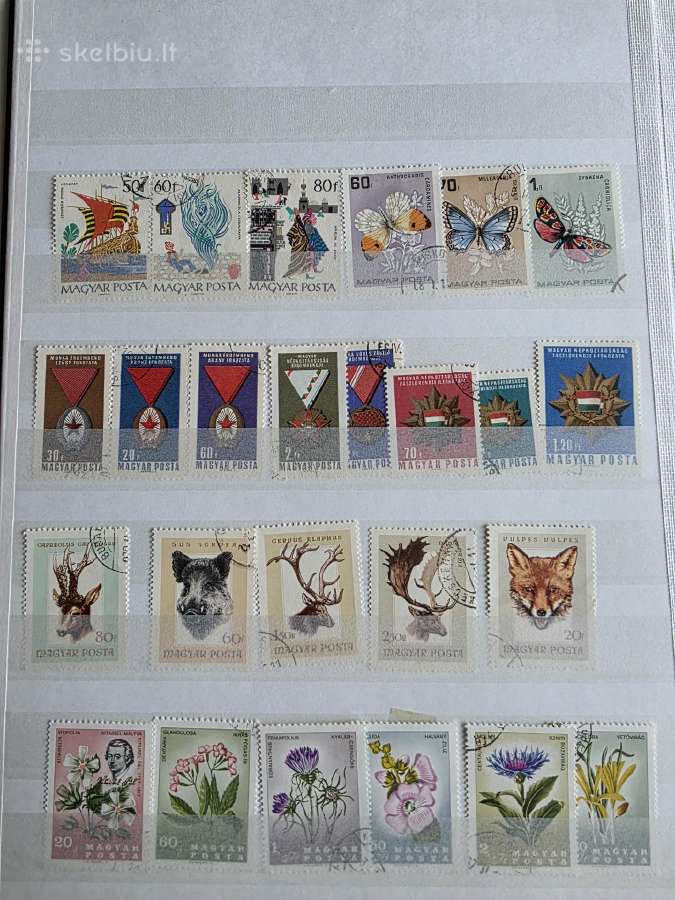 Vengrija2->įvairūs pašto ženklai ->World stamps<- - nuotraukos Nr. 4