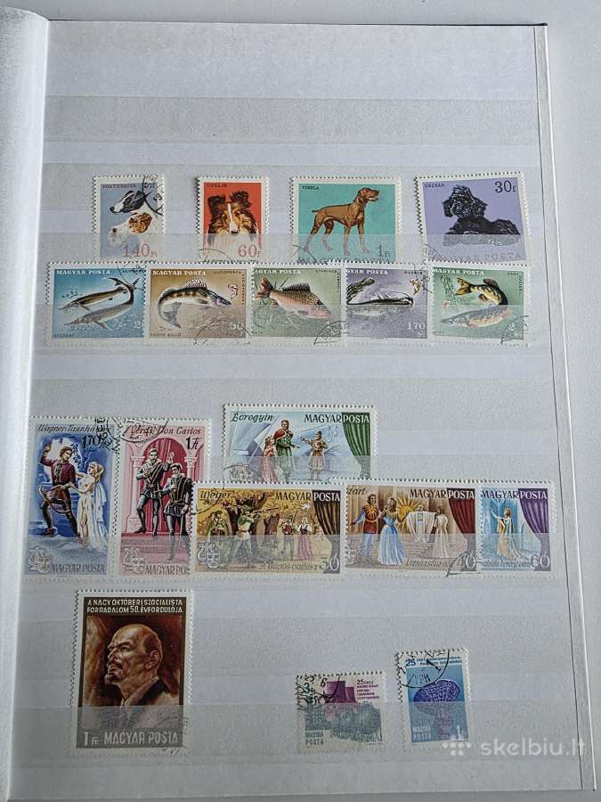 Vengrija2->įvairūs pašto ženklai ->World stamps<- - nuotraukos Nr. 5