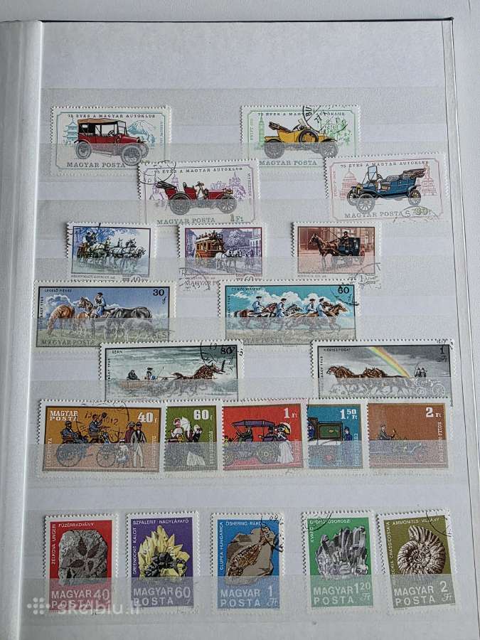 Vengrija2->įvairūs pašto ženklai ->World stamps<- - nuotraukos Nr. 7