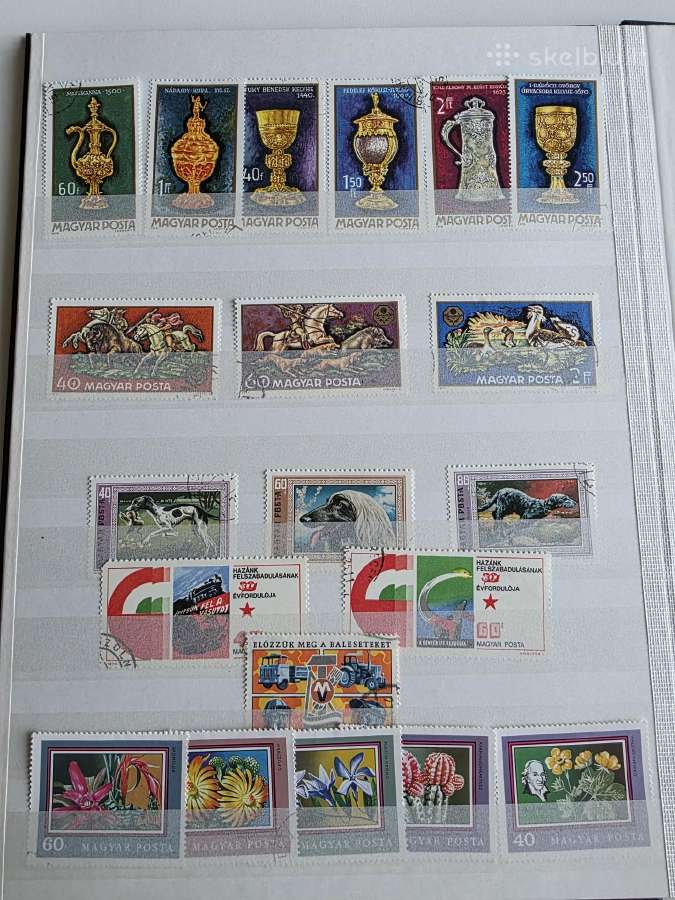 Vengrija2->įvairūs pašto ženklai ->World stamps<- - nuotraukos Nr. 8