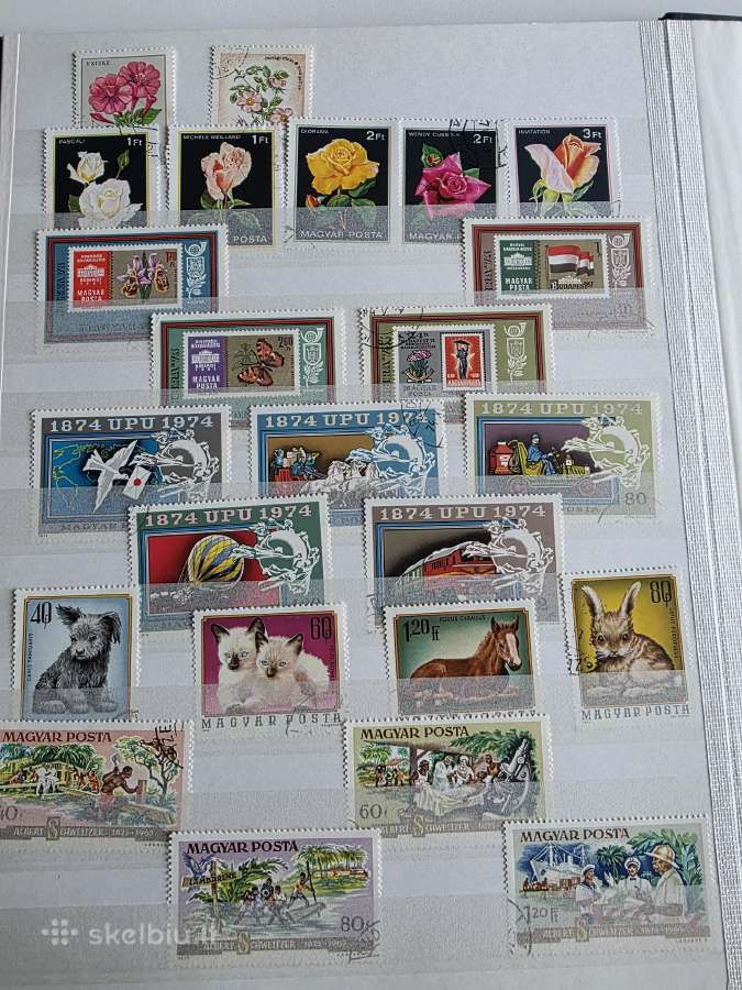 Vengrija2->įvairūs pašto ženklai ->World stamps<- - nuotraukos Nr. 10