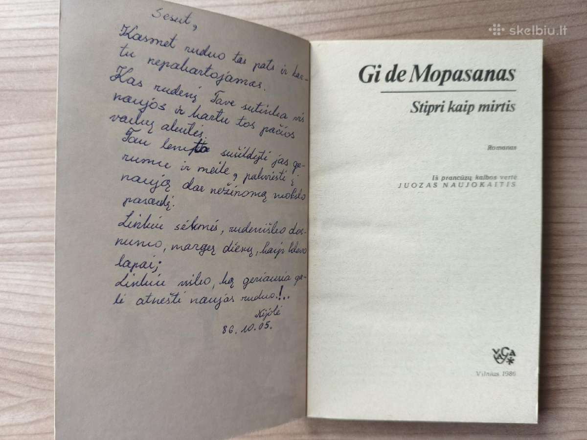 Gi De Mopasanas "Stipri kaip mirtis" - nuotraukos Nr. 4