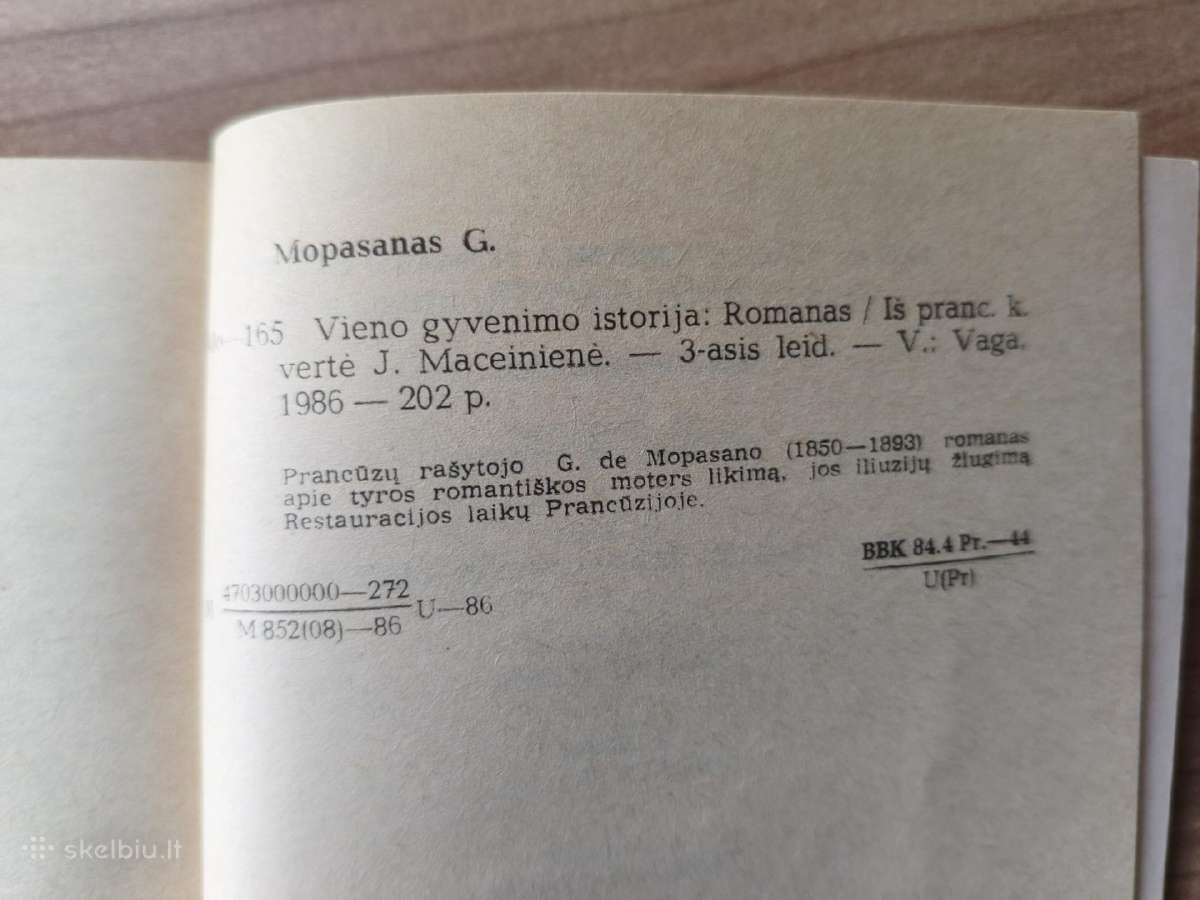 Gi De Mopasanas "Vieno gyvenimo istorija" - nuotraukos Nr. 9