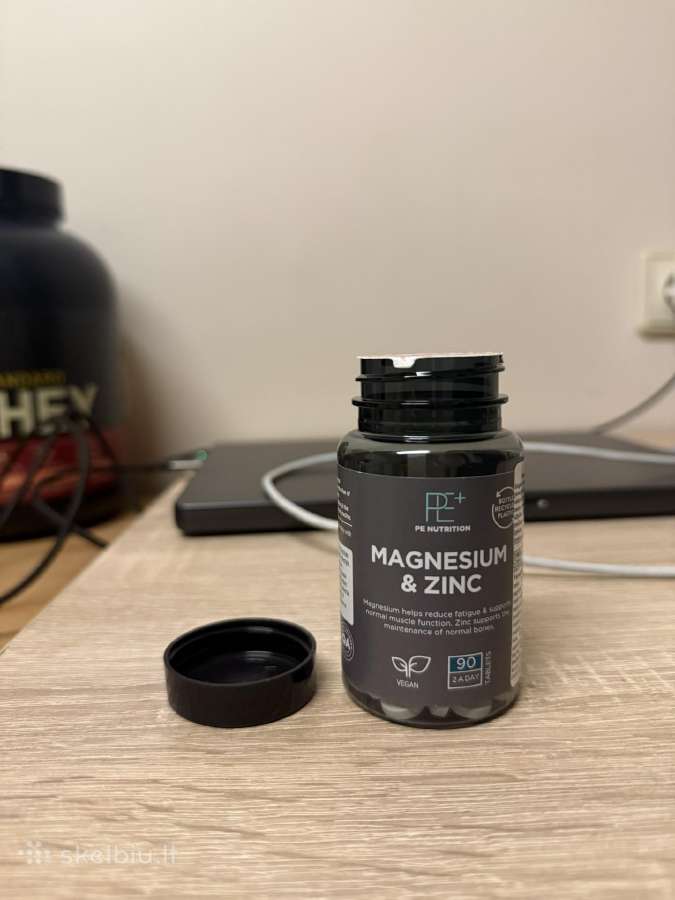 Pe Nutrition Magnesium & Zinc - nuotraukos Nr. 4