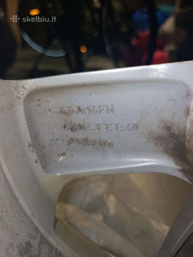 Nissan r16 ratlankiai su žieminėm padangom - nuotraukos Nr. 2