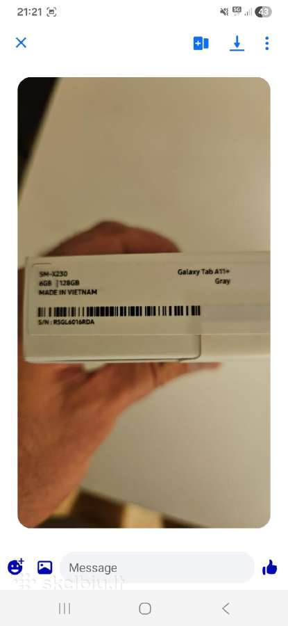 Samsung galaxy tab a11+naujas uzpakuotas - nuotraukos Nr. 2