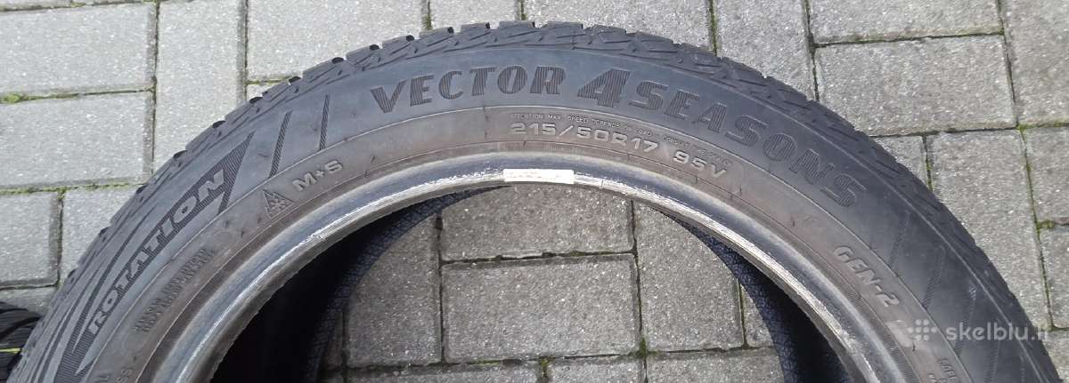 Padangos 4 vnt - 215/50 R17 - nuotraukos Nr. 2