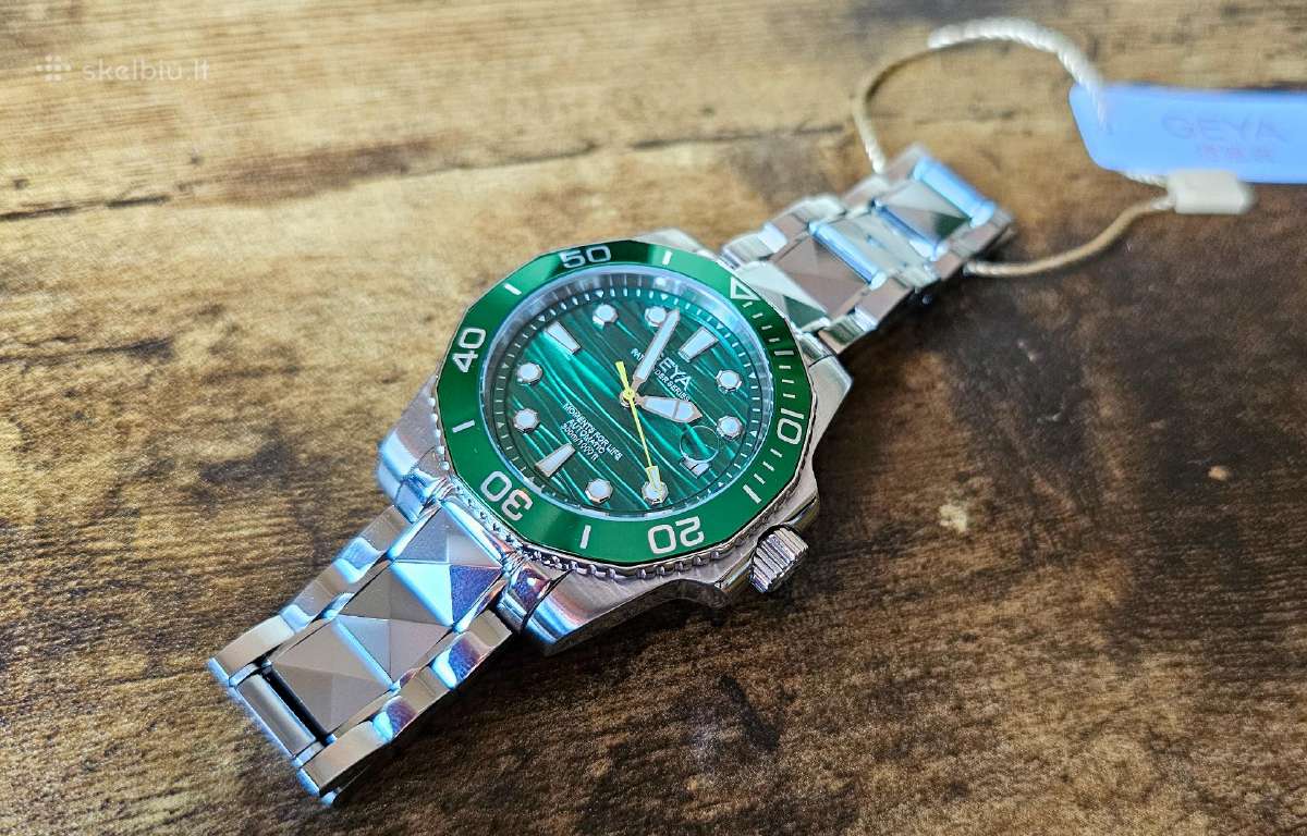 Automatinis diver stiliaus laikrodis Geya G78200 - nuotraukos Nr. 2