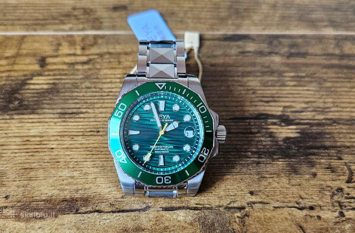 Automatinis diver stiliaus laikrodis Geya G78200 - nuotraukos Nr. 4
