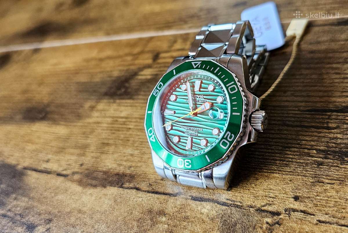 Automatinis diver stiliaus laikrodis Geya G78200 - nuotraukos Nr. 9
