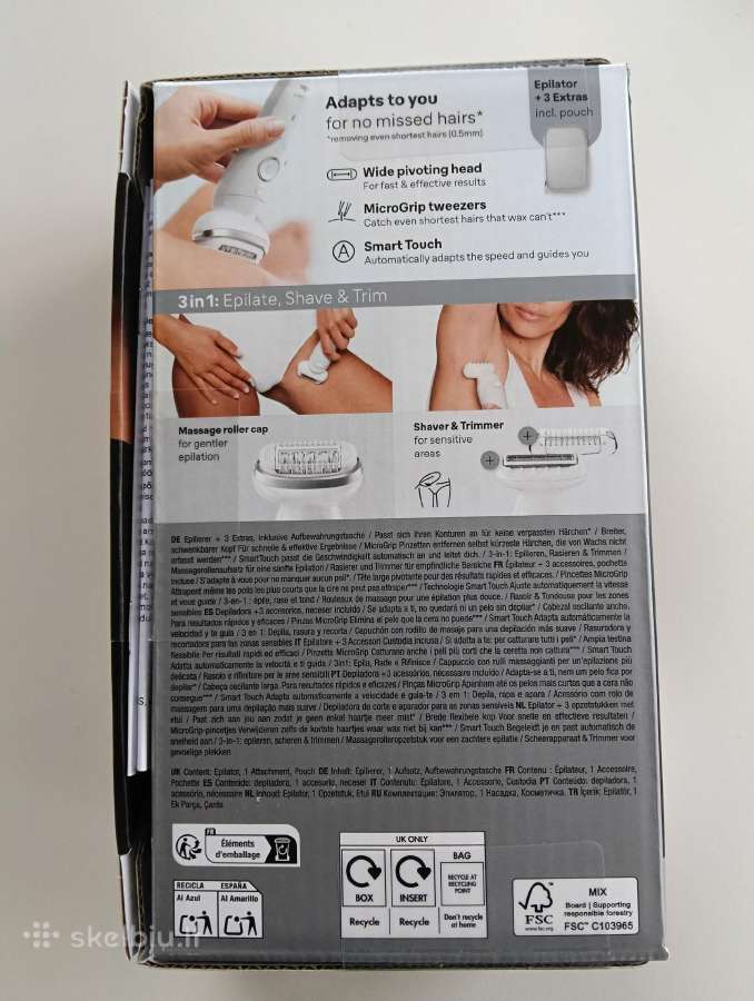 Braun epiliatorius Ses9-030 Naujas - nuotraukos Nr. 6