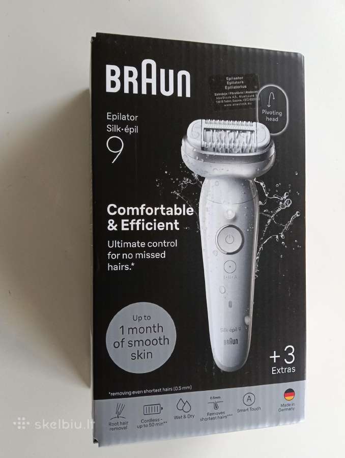Braun epiliatorius Ses9-030 Naujas - nuotraukos Nr. 14
