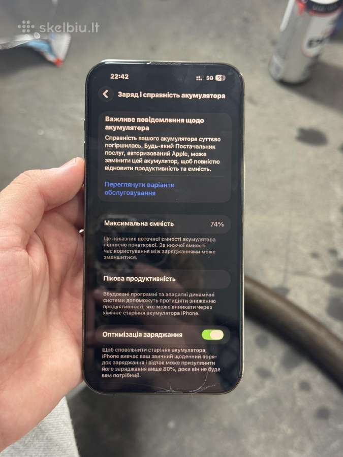 iPhone 14 Pro Max 256 GB 77% - nuotraukos Nr. 2