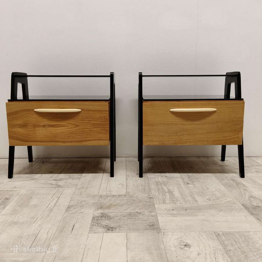 Mid-century modern stiliaus nektiniai staleliai - nuotraukos Nr. 7