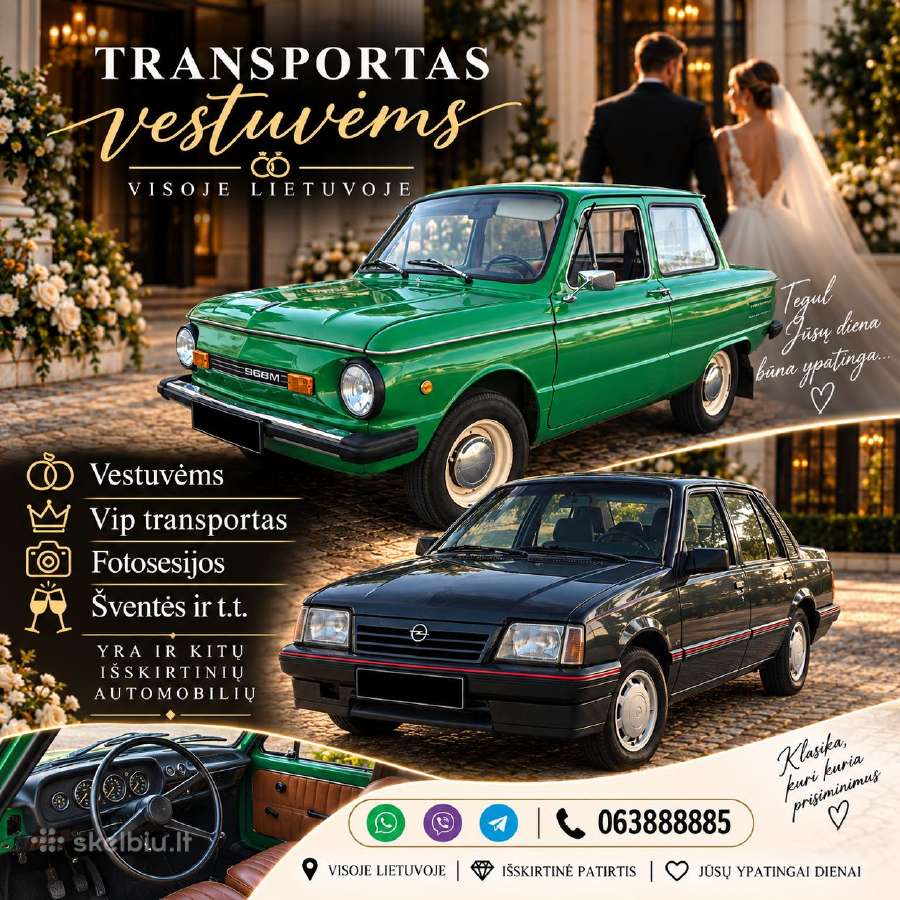 Automobilių nuoma automobiliai vestuvėms VIP nuoma - nuotraukos Nr. 4